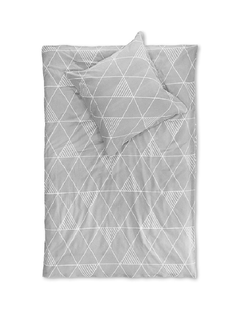 Bettwäsche Simple Geometric Grey