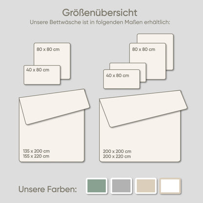 Tencel Bettwäsche verschiedene Farben und Größen